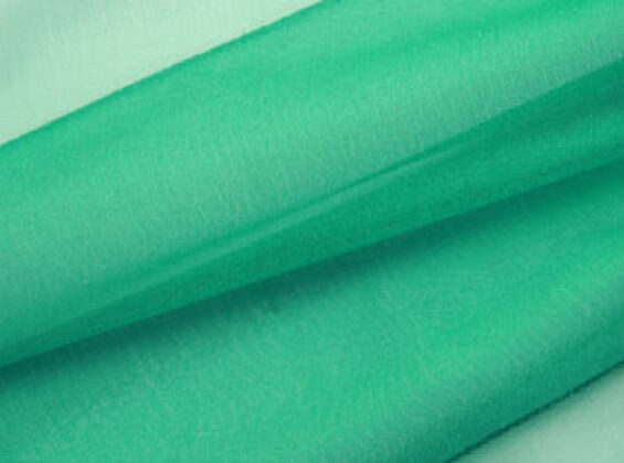 Forest Green Organza